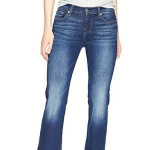 7 for All Mankind Dojo Wide Leg Jeans in Moreno Size 27